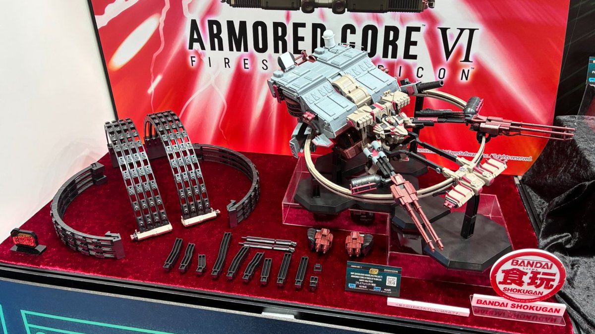 otona_shokugan's tweet photo. 【#SMP @#全日本模型ホビーショー 】

『ARMORED CORE VI FIRES OF RUBICON』より
「SMP ARMORED CORE VI FIRES OF RUBICON AAP07: BALTEUS 」の成形品試作が展示中！

そろそろ〆切が迫ってきております！
ご購入はこちら👇
https://t.co/H581IKP8Gr

#ARMOREDCOREVI #AC6 #バルテウス https://t.co/VKImqa4CAz