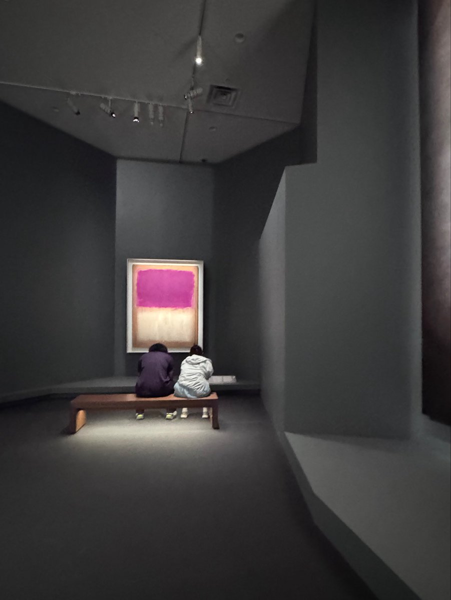 bugdoll__'s tweet photo. the only picture i took of the rothko https://t.co/piM3VbvQ75