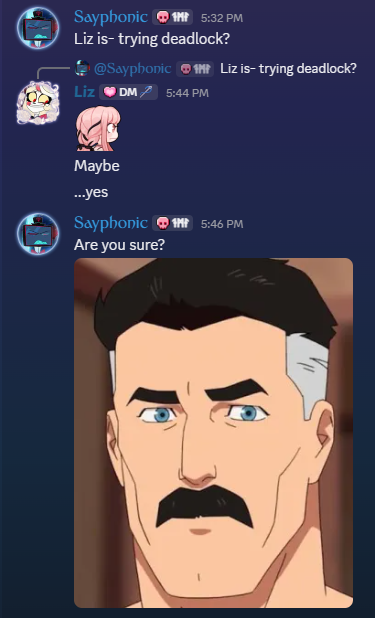 LizieDoodle's tweet photo. Started playing Deadlock and my friends are already worrying me https://t.co/oCzn5Zgjf8