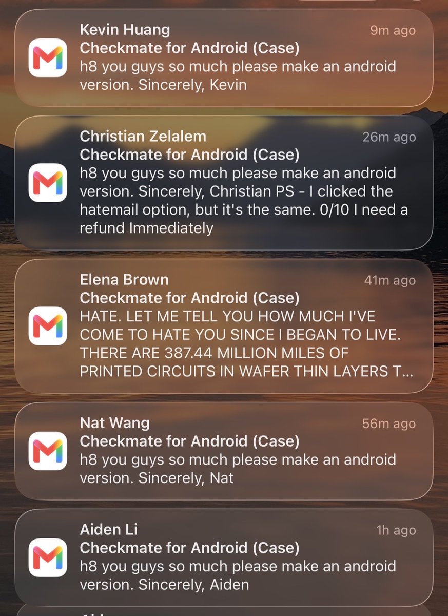 liamjmcgregor's tweet photo. If someone sends you a link to our app, but you have Android…

We show you a special screen &amp; ask you to send us “hate mail”

I’ve never been so happy to get so much hate mail 😊 https://t.co/S4IGx5901L