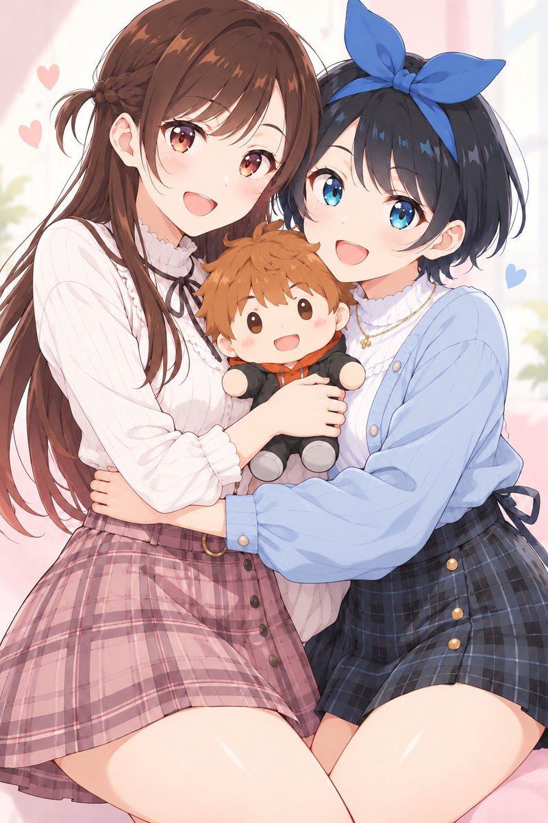 mizuki_two's tweet photo. 抱きっ
「挟まりたい？❤」 https://t.co/RSvUzZqKDy