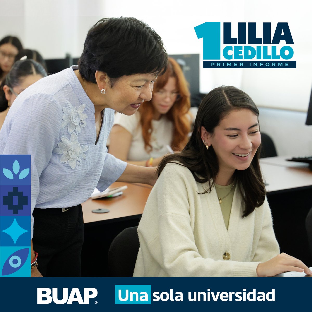 EsImagen's tweet photo. 🎓💙 Rendir cuentas y compartir resultados. La rectora Lilia Cedillo Ramírez presenta su Primer Informe de Labores, con los avances que reflejan el trabajo de toda la comunidad BUAP. 🐺✨
#BUAP #PrimerInforme #LiliaCedillo #OrgulloBUAP https://t.co/085DOyMFvg