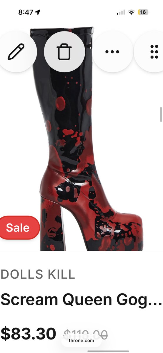 PrayForPixel's tweet photo. FOUND THE PERFECT BOOTS FOR MY COSTUME!
= this is for my halloween costume / party 💕💞 https://t.co/nGZqyAhurh