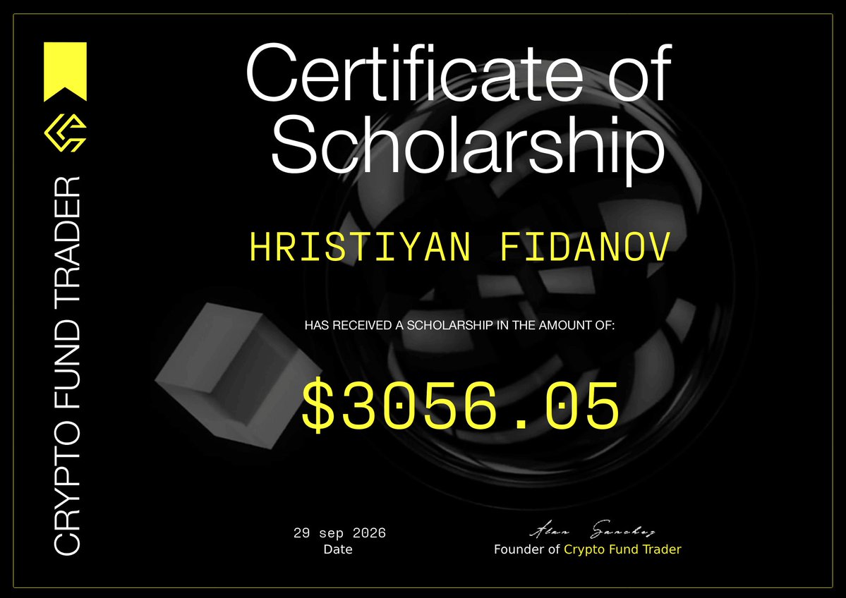 HF17Trades's tweet photo. Another payout, another banger 💰

@CFTradercom has been another great prop firm to me because of their simple rules and great transparency.
They recently made payouts instant, and that's a great change with all the new on-chain prop firms in the industry.
I personally received this payout pretty fast, in less than 5 hours, but before that I needed to attend an interview for a previous payout I was waiting on.
The interview went pretty smooth and the guy I had it with was pretty nice. I got an answer after 3 days, maybe because the interview was right before the weekend and their team was off.
I received a 1% risk per trade restriction, only on funded, which is not even that bad when I know there was a prop firm that banned me just because I requested a total of 5K in payouts, and they came up with the most stupid reason. But that's another topic, which I might talk about in the future.
Anyways I'm pretty glad @CFTradercom is legit and such a nice prop firm. I obviously don't like the 1% risk restriction since it doesn't give my setups much space to breathe, but I can live with that and I'll definitely keep trading with them!
I recommend them to traders who are looking for more prop firms.

P.S. At checkout you can use code "Match" for 10% off, and if you get a payout from an account bought with this code, you can request a free account with the same size and add-ons from Match. Really worth it in my opinion.