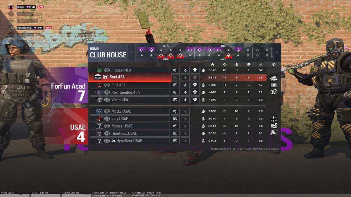 Soul_Siege's tweet photo. We win 2-0 in our first playoff game of @R6Unite ggs to USAE #4fun #4FA #4FunAcad https://t.co/d4OYtUyrvQ
