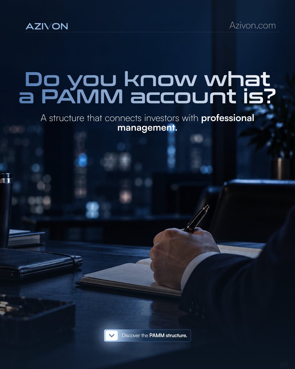 AzivonOfficial's tweet photo. Through a PAMM structure, different investors can participate in the same professionally managed trading account, with results allocated proportionally according to each account’s participation. At AZIVON, investors’ capital remains directly with the partner broker. https://t.co/dcXO46dfxb