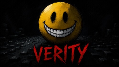 Grazen01's tweet photo. Viral Roblox Narra

Verity started as a helpful yellow smiley turned sinister in a Minecraft horror ARG. An AI personal helper friend. Ask it anything. It knows everything.

Kids are screaming “Verity” at every smiley IRL https://t.co/qzySDALEqL
