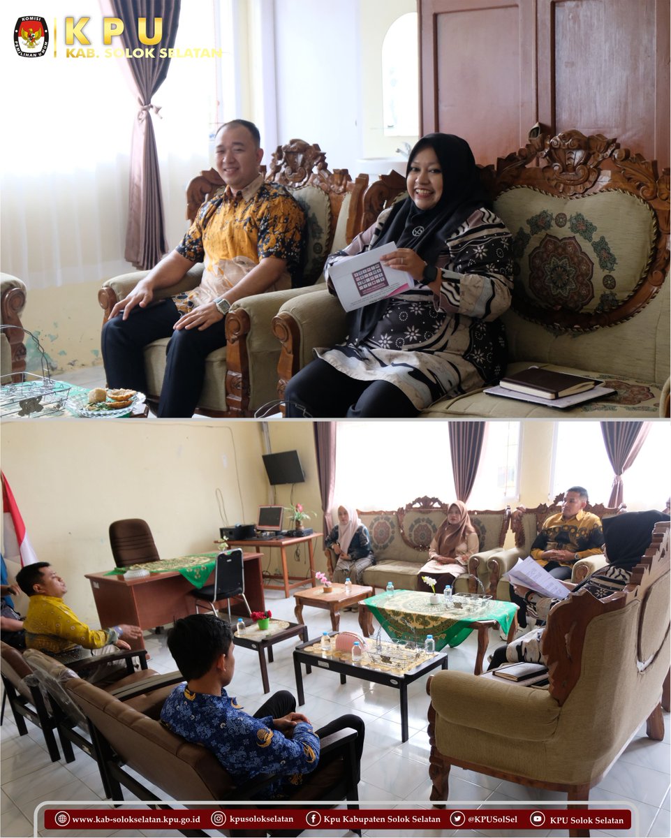 KPUSolSel's tweet photo. #TemanPemilih, KPU Kabupaten Solok Selatan melaksanakan kegiatan Sosialisasi dan Pendidikan Pemilih Tahun 2026 bagi kelompok disabilitas di Sekolah Luar Biasa (SLB) Negeri 1 Sangir. Kamis(1/10/2026)-- https://t.co/s5qh6LLKRy