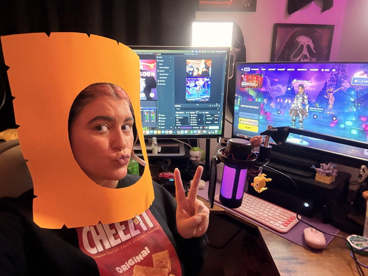 xRagerRaex's tweet photo. Day 1 of Rae’s 27 Days of Halloween! 🎃
#fortnite #halloween #twitchstreamer #xenrecruit https://t.co/d6kGc2VVb7
