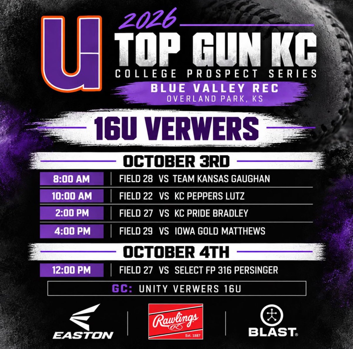 EvelynAyala2029's tweet photo. Schedule is out for Kansas City!! Lots of great competition going to be there! 💜🧡 https://t.co/tHLQZcSWiD