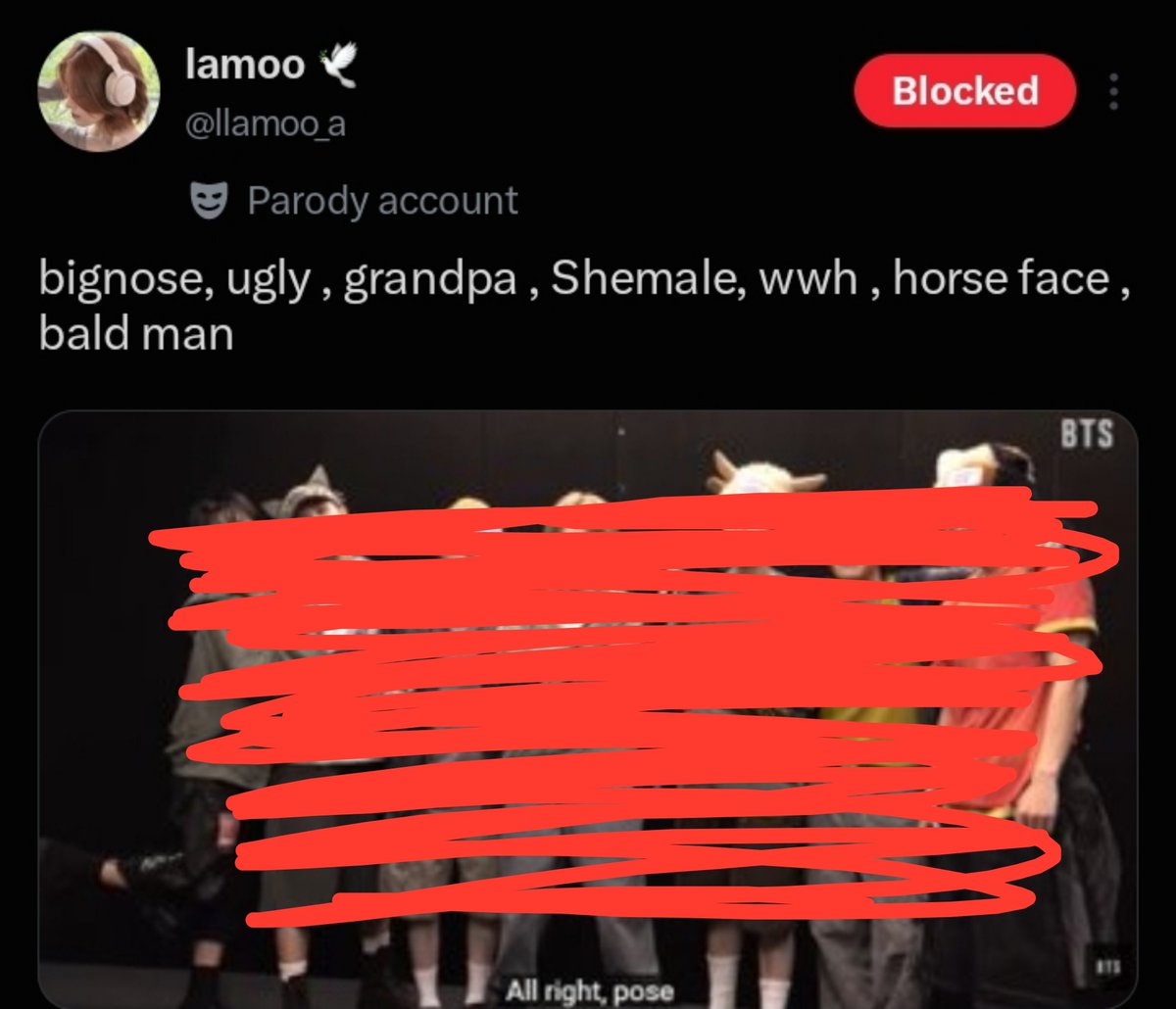 protectmyg_th's tweet photo. ⚠️ MASS REPORT ⚠️ 

– hate, abuse, or harassment 
– violent speech 

• https://t.co/JwCxliv9Jo
• https://t.co/GLJnOV8sXr
• https://t.co/Xiafye5Ghv
• https://t.co/OSCGl6SWqU
• https://t.co/M15ldoHhI3 https://t.co/Z7Wfsbo152