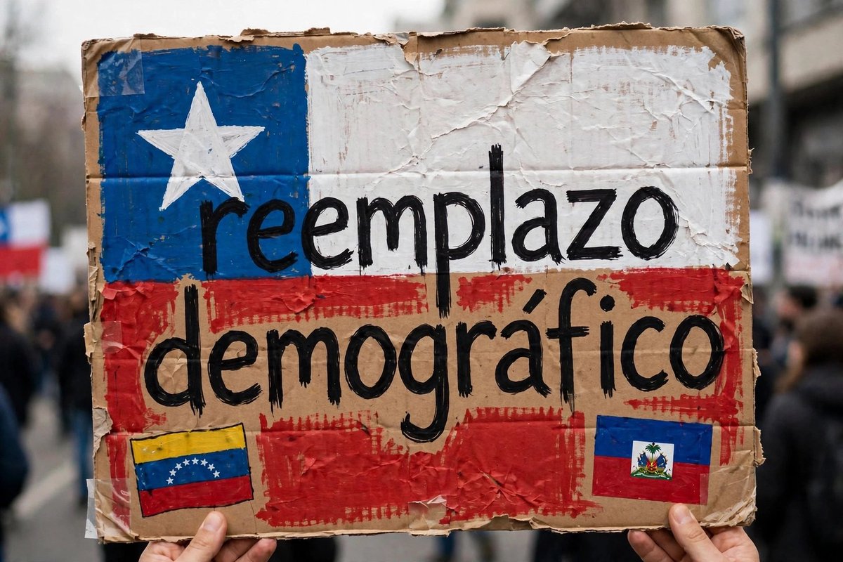 marcodebcn's tweet photo. Desde los Gobiernos anteriores y ahora el de Kast, que el reemplazo democrático esta en pleno desarrollo. https://t.co/dmK54qkq08