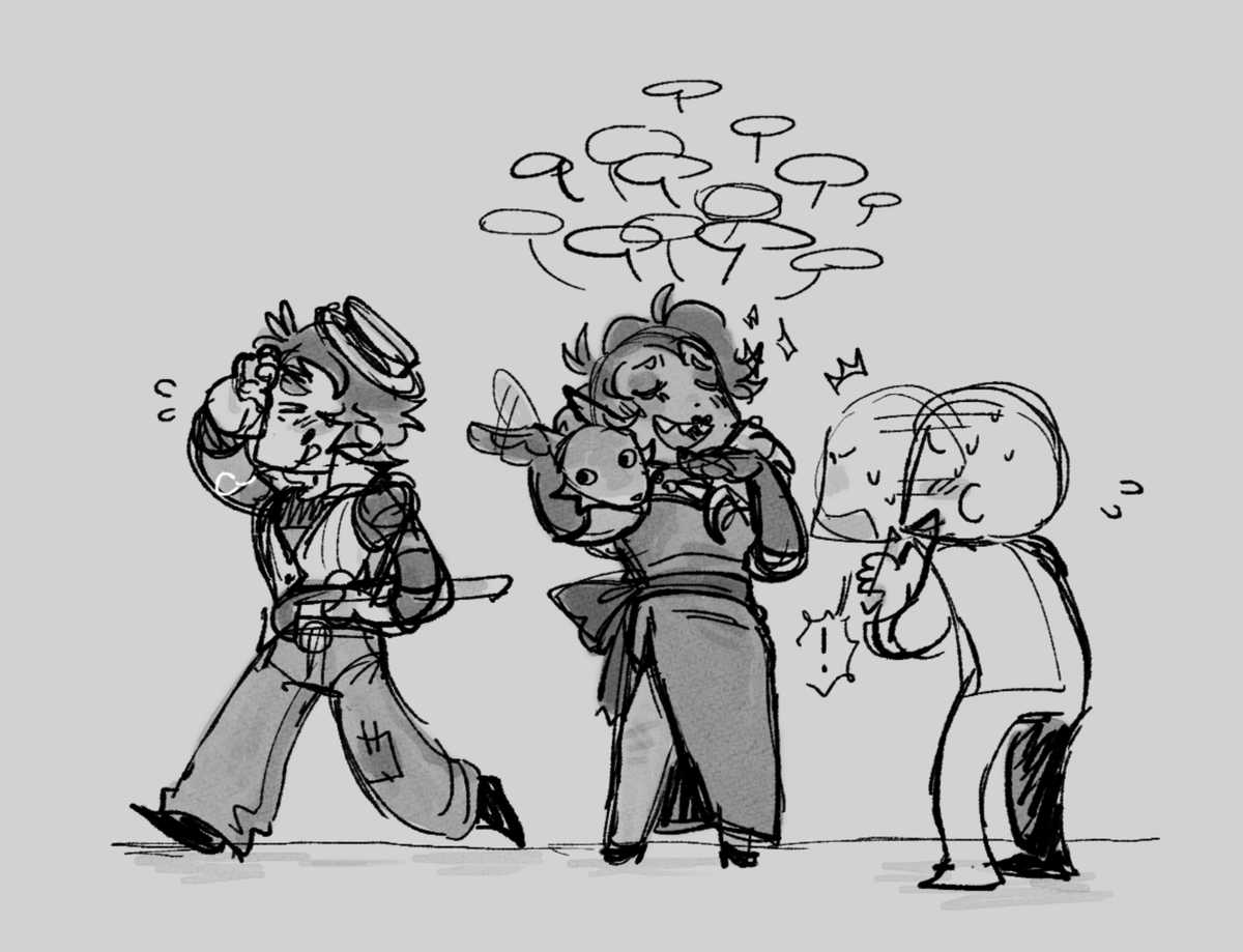 KaldoIsBrawling's tweet photo. Got this idea after today's Brawl update and I had to draw it at some point during the day waaah

I feel journalists would have a very hard time getting an interview with Gray due to his shyness... and also because he's very slippery (  ´◡`) https://t.co/6KF3lOGtaF