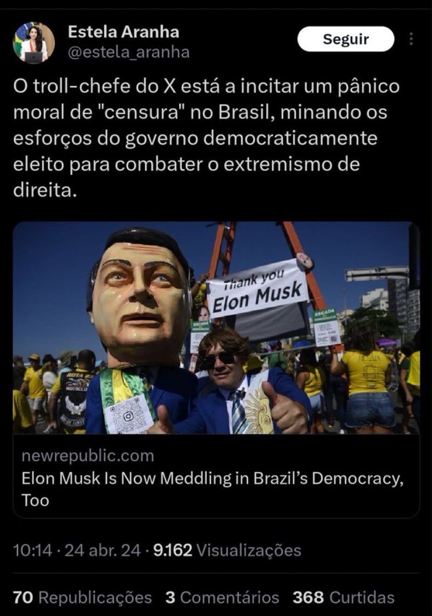 flaviogordon's tweet photo. Vejam a criatura que, até agora, a @tvglobo está tratando como “ministra” do TSE, como se o fosse realmente, e não apenas uma extremista de esquerda FANTASIADA de ministra. https://t.co/0CHlcYveX7