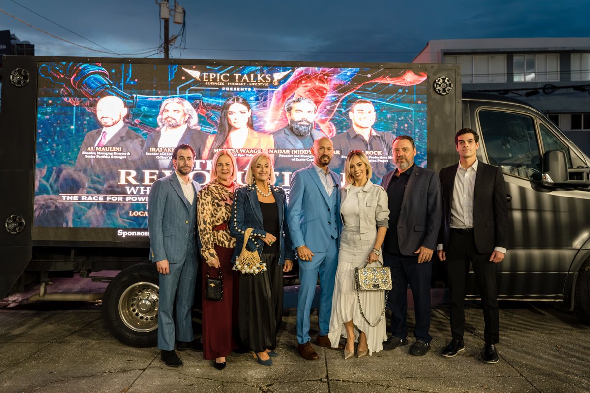 AlMauliniPWMCG's tweet photo. I had the opportunity to speak at Epic Talks Miami on "The AI Revolution: Who Controls the Future?"

It was a great conversation about AI, where it’s headed, and what it could mean for the way we work and do business.

Thank you to Epic Talks Miami for the invitation and to my team at Private Wealth Management of Coral Gables for being there to support me.
