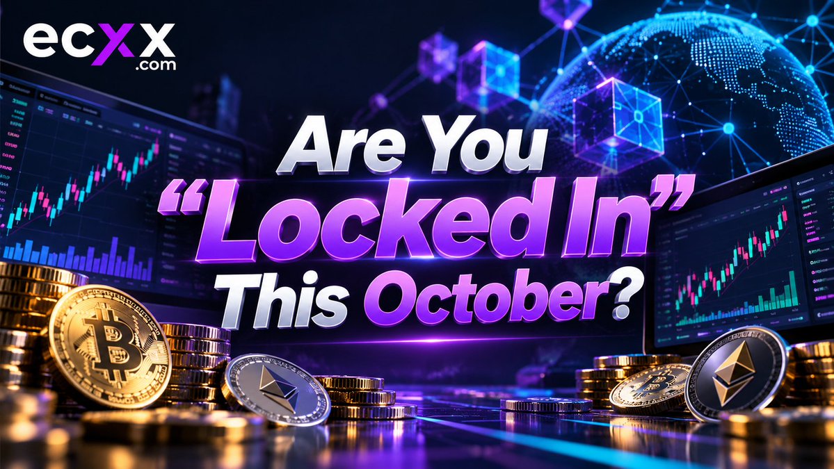 ecxx_Official's tweet photo. 🔒 Are you “Locked In” this October? Stay focused, watch the market, and trade crypto with confidence. 📈

🚀 Register now at the ECXX Exchange: https://t.co/OWX146PQO1

#ECXX #CryptoTrading #CryptoExchange https://t.co/4SRXvNrEEF