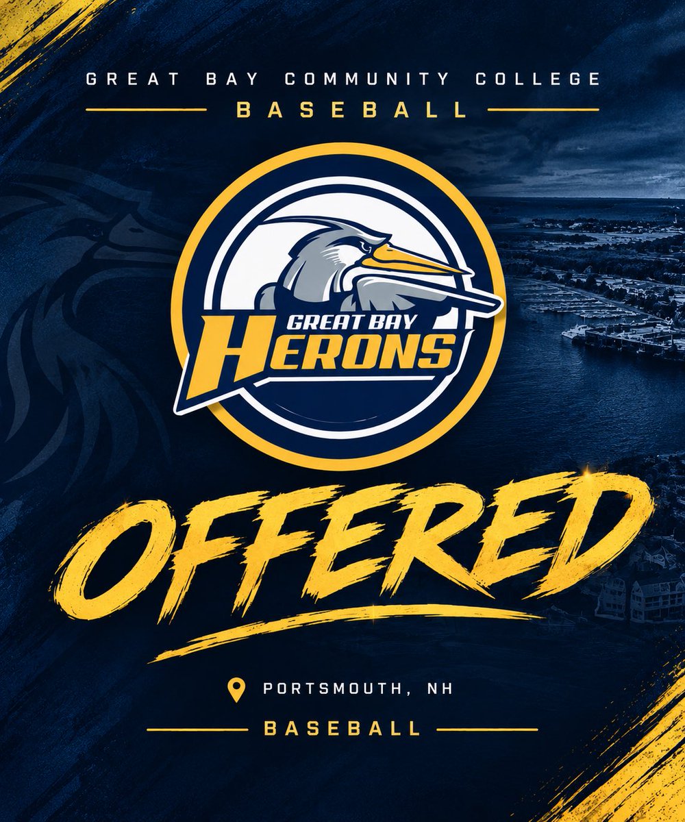 gavinthompson27's tweet photo. Blessed to receive my first Offer from Great Bay CC thank you for the opportunity! #AGTG https://t.co/KjnhZMjPfN