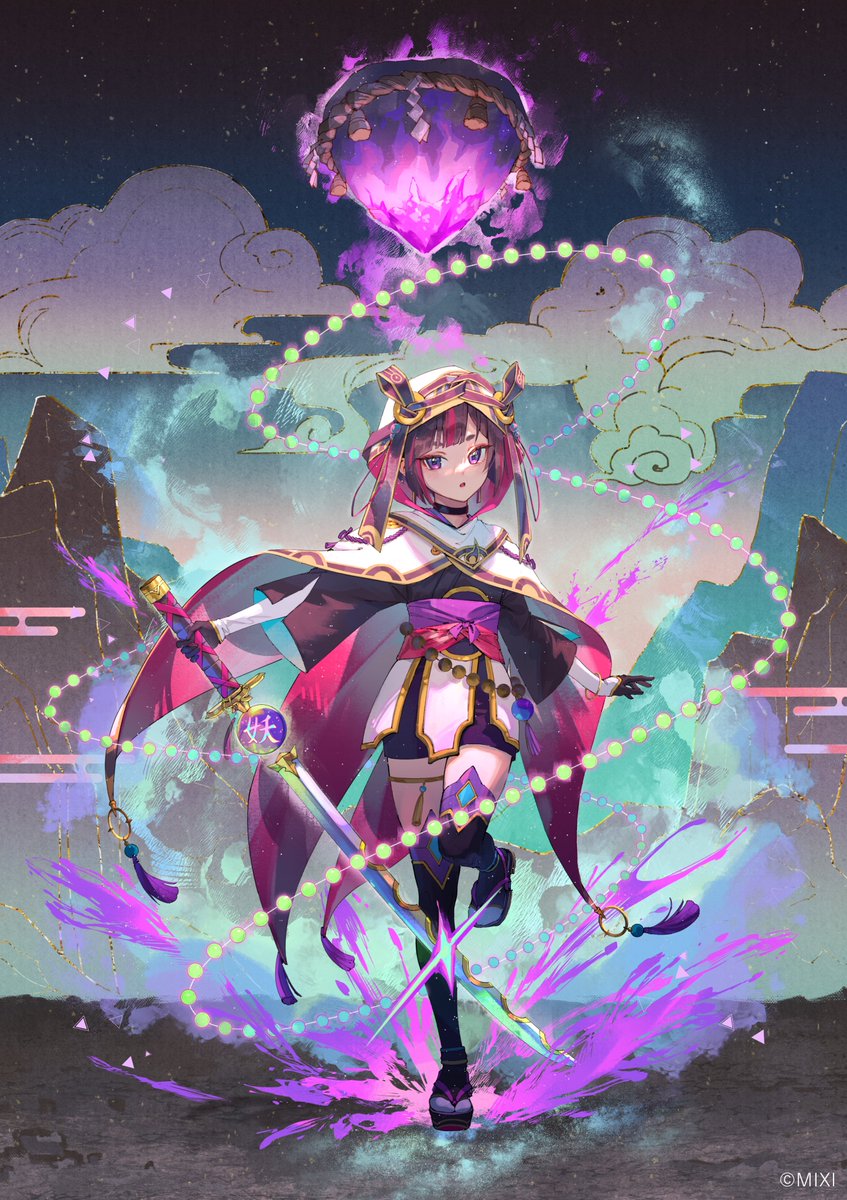 monst_animation's tweet photo. 🟣数珠丸恒次 獣神化・改⚔️

▷ーーーーーーーーーーーー◁
悪は善へと改心させる…
殺生結界・数珠仏の陣！
▷ーーーーーーーーーーーー◁

#天下五剣 の描き下ろしイラスト、５人目をお届けします✨
イラスト：Tamaji（@tamaji599）

#モンスト https://t.co/ju7P5c7j16
