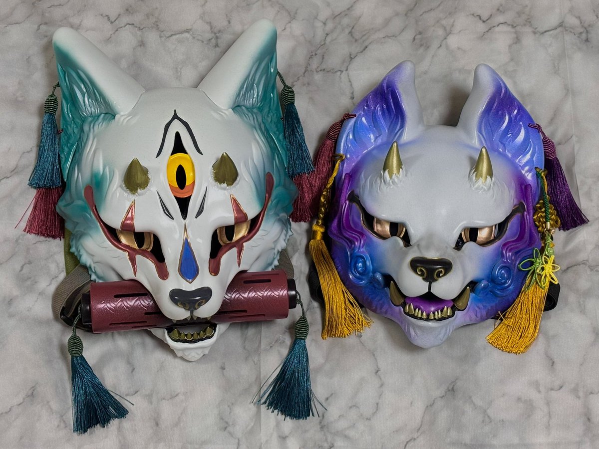 cronos_kagachi's tweet photo. ということで、蘖に続きほろろ巍がうちに来てくれました
共々宜しくお願いいたします！！✨

二人の相性がいいかは不明だけど、蘖が穏やかなタイプなのでなんやかんや上手くやっていけると思う

#幸面一門 https://t.co/kWTD5WmTV9