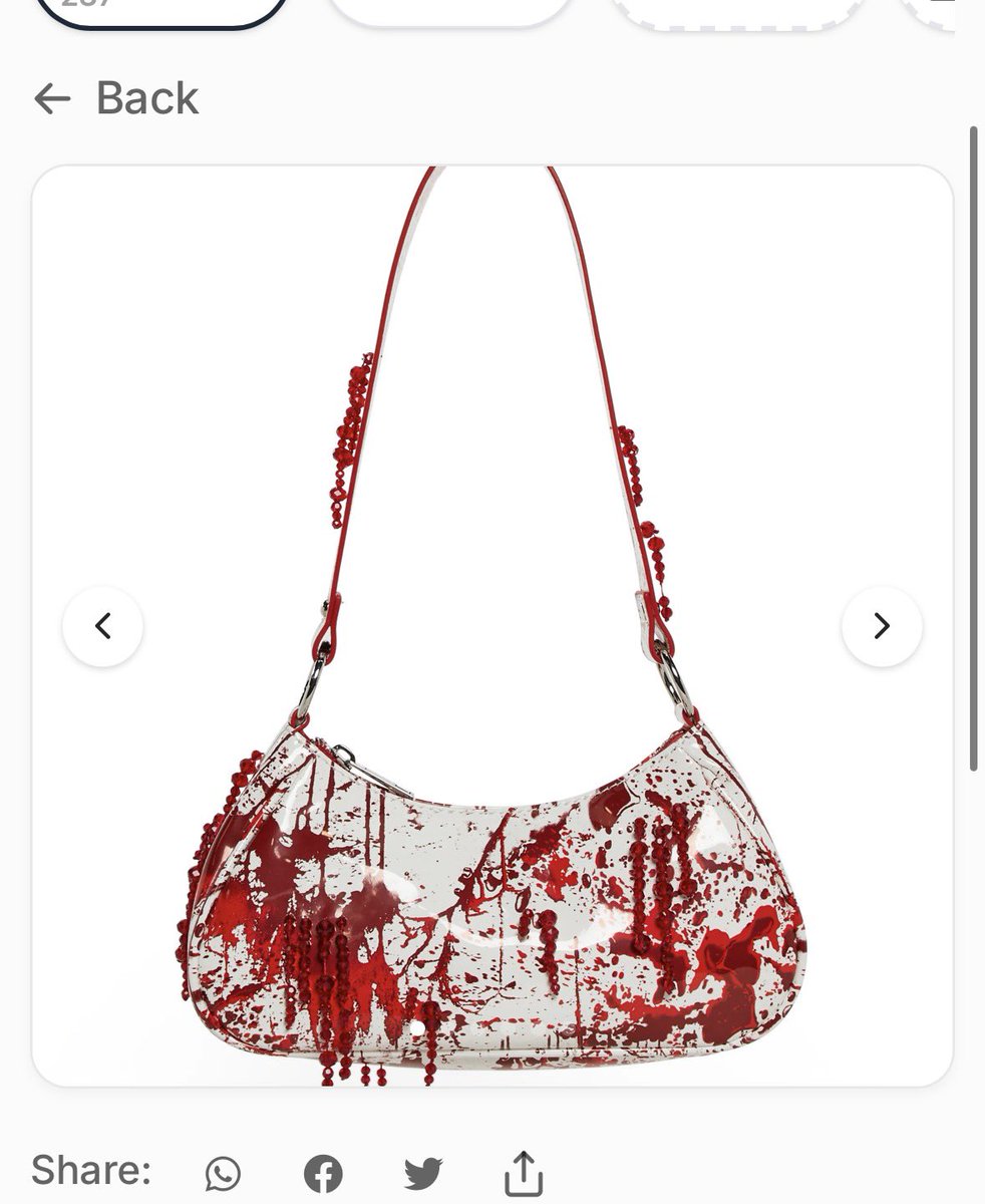 PrayForPixel's tweet photo. i WANT this as my purse for halloween! fetch!

purse 🎀 ⬇️

Check out Scream Queen Baguette - WHITE / ONE SIZE on my Throne Wishlist! https://t.co/cfACCfrQaV

she’s perfect https://t.co/VH0tNcQMEr