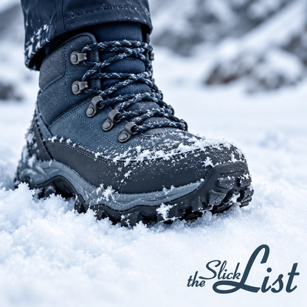 theSlickList's tweet photo. Waterproof vs water-resistant boots: sealed membrane = submersion; coating = brief exposure and wears with flexing. Compare the claims in theSlickList guide. AI-assisted visual. #WinterBoots #OutdoorGear #theSlickList https://t.co/Ano9rUBSi8