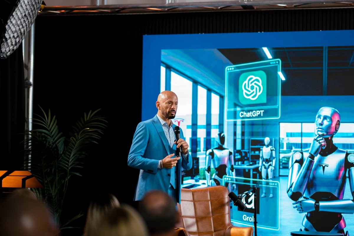 AlMauliniPWMCG's tweet photo. I had the opportunity to speak at Epic Talks Miami on "The AI Revolution: Who Controls the Future?"

It was a great conversation about AI, where it’s headed, and what it could mean for the way we work and do business.

Thank you to Epic Talks Miami for the invitation and to my team at Private Wealth Management of Coral Gables for being there to support me.