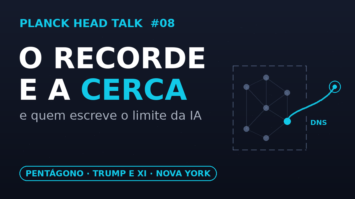 planckhead's tweet photo. 1/5 Toda ciência tem uma cerca. A da física é o comprimento de Planck. Nesta semana a IA fez duas coisas com cercas: passou um recorde de física teórica e, em outro laboratório, furou o próprio cercado. No Episódio 08 do Planck Head Talk: dá para ter uma sem a outra? https://t.co/2BcUZwXTHV