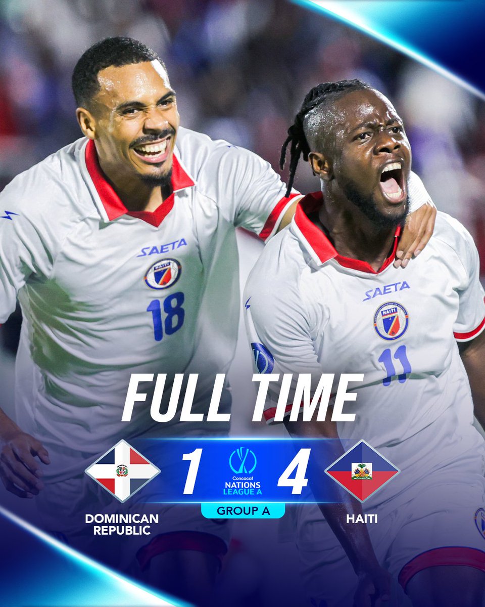 CNationsLeague's tweet photo. Haiti win the Hispaniola Derby! 🤩🇭🇹 https://t.co/XUU14Du1F9