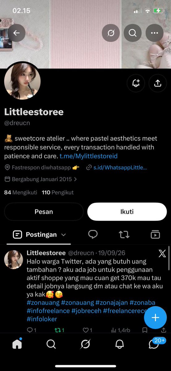 bergvaill's tweet photo. ‼️HELP RT PENIPU‼️

PENIPU INI MINTA DATA CUST KU BUAT VERIF YANG TERNYATA MALAH NYEDOT SALDO

sebelumnya, mohon maaf kalau thread ini berantakan yaa. pertama kali spill peniup soalnya😿

HELP REPORT https://t.co/gMmI8saVlq
+62 838-6631-1261 083866311261

#zonauang https://t.co/dBziB5mifQ