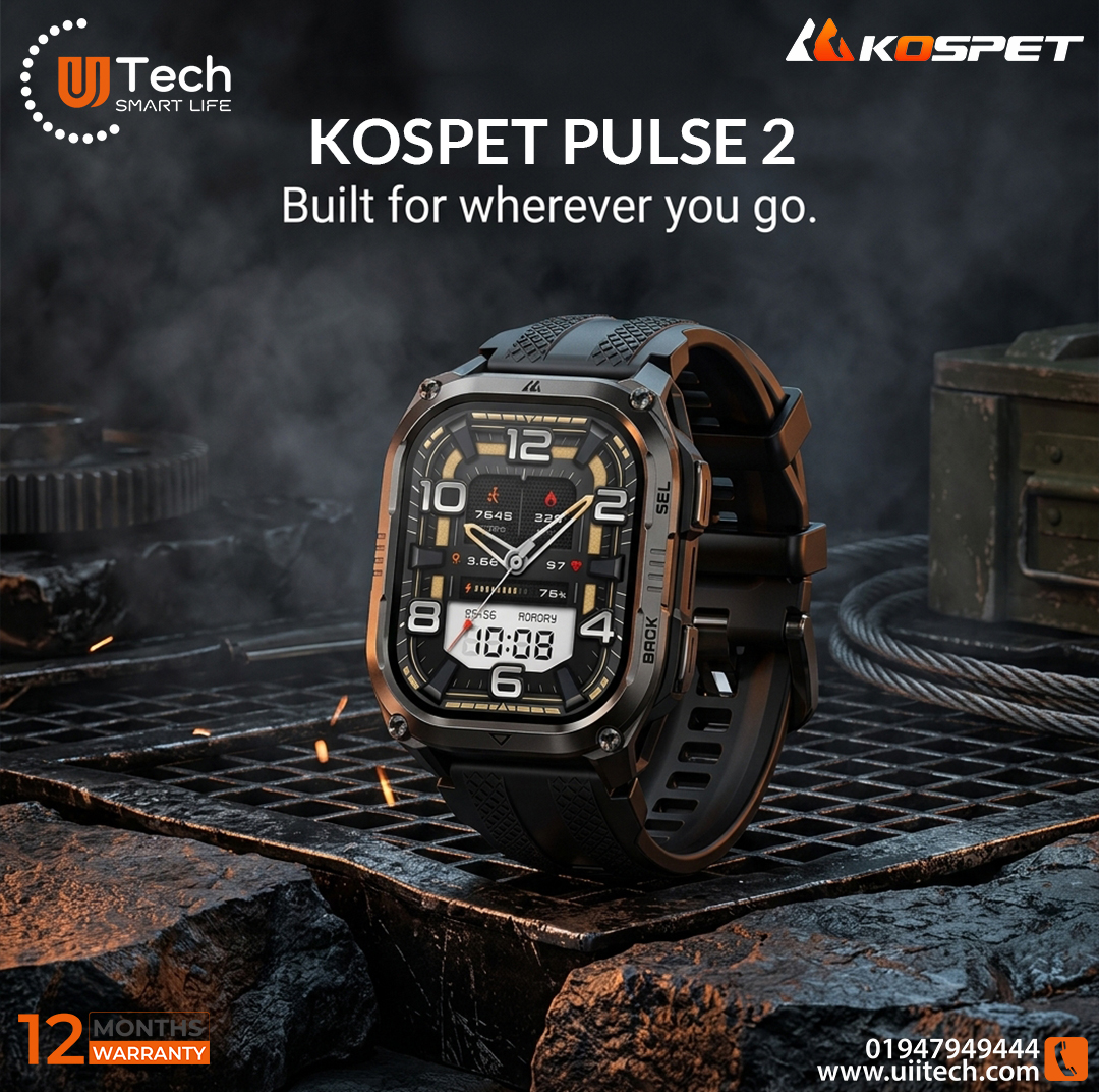 uiitech's tweet photo. KOSPET PULSE 2 BT Calling Smart Watch
Order Link: https://t.co/WxhmOKWwpf
#KospetPulse2 #Kospet #SmartWatch #BluetoothCalling #CallingSmartWatch #SmartwatchBD #GadgetBD #TechGadgets #WearableTech #FitnessSmartwatch #SmartLife #UiiTech https://t.co/P70Q4gRaEe
