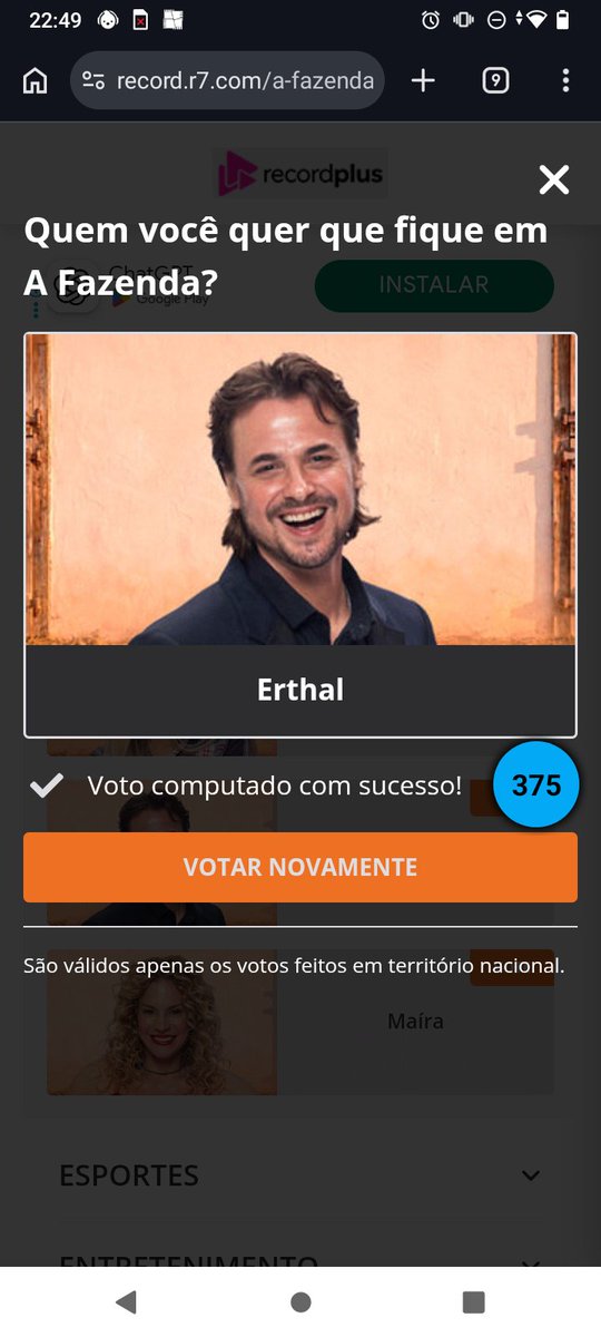 jawywemerson1's tweet photo. Eu sei que voto pouco (não me julguem), mas fiz minha parte. Não votei cedo porque estou esperando uma roça mais emblemática. De preferência uma que tenhamos Serginho e Daniel juntos na ROÇA contra os rivais
#ForaAdryana #FicaErthal #FicaMaira
#EliminaçãoAFazenda #AFazenda https://t.co/i6Z12BHx1V