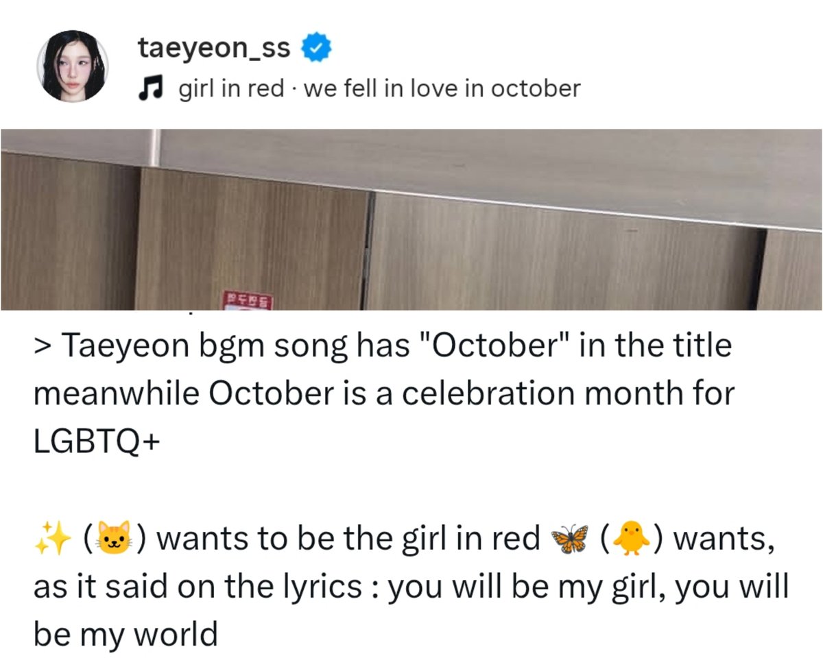 taeresnosliramu's tweet photo. taeyeon bgm in 2024: you will be my girl

jessica bgm in 2026: i wanna be your girl

😂😂 https://t.co/q9np3Tyk7G