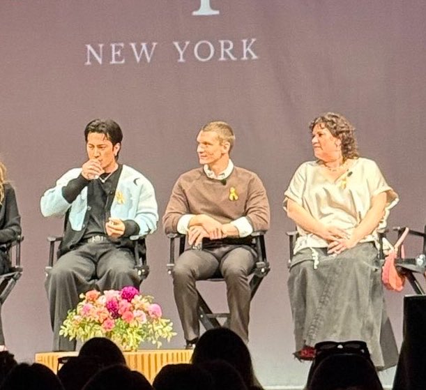 hudwillyums's tweet photo. rachel said she found herself tearing up at the irina foundation event because she looked at hudson and connor and felt like she was really sitting next to ilya and shane for this big moment ❤️‍🩹 https://t.co/Y9sczO61uU