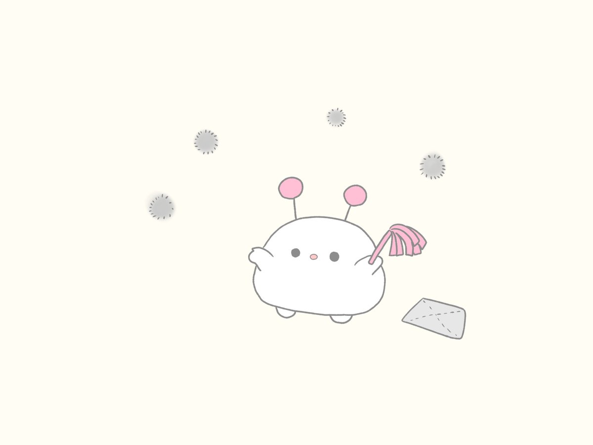 enjoyliferab's tweet photo. 初雪だ～！
いいえ、ほこりです

#もちもち宇宙人
#もちうちゅ https://t.co/L97KZF6Ysb