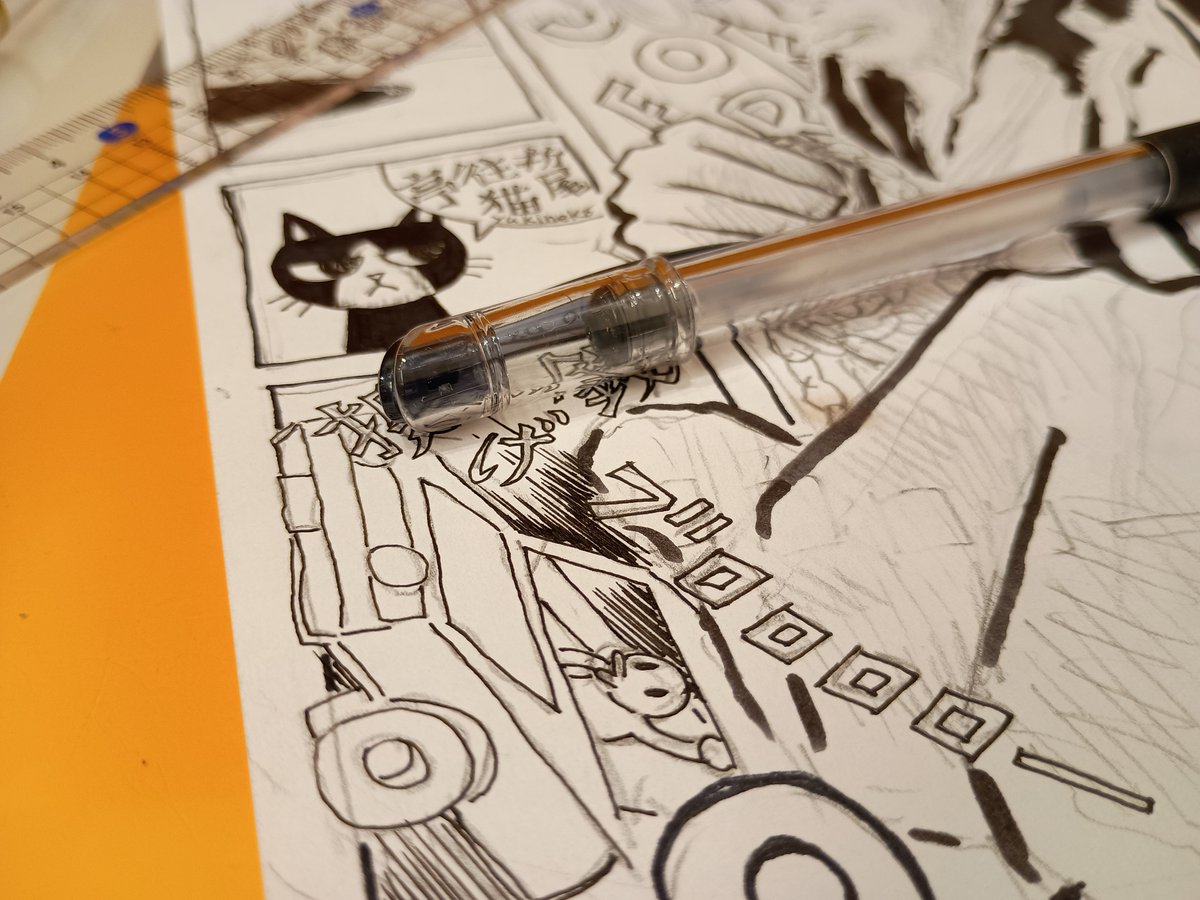 baronyamada's tweet photo. 〆切を大幅に過ぎてしまい、某大病院の休息所でライブフライヤーを描く暴挙(よくない！ https://t.co/ra4bOIOMFZ