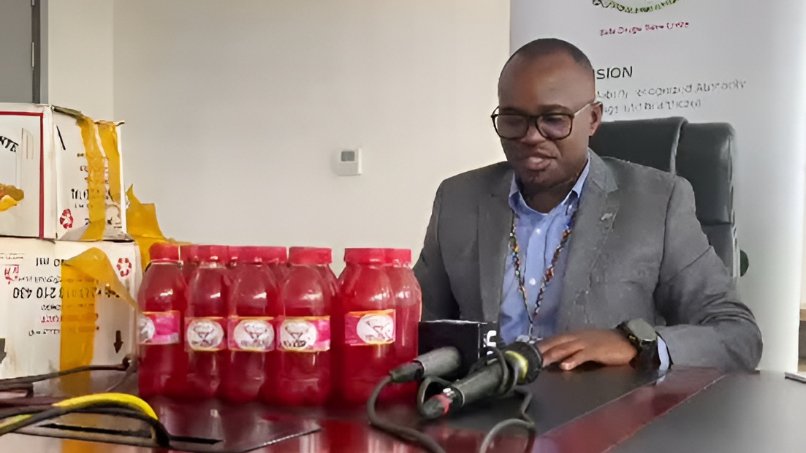 CapitalFMUganda's tweet photo. The NDA has banned a “Viagra-powered” energy drink after tests found undeclared sildenafil in the product. A nationwide Class I recall has been launched, with consumers urged to seek medical attention if they have used it.

#CapitalFM #NewsUpdates #NDA https://t.co/YnMsiXJr6l
