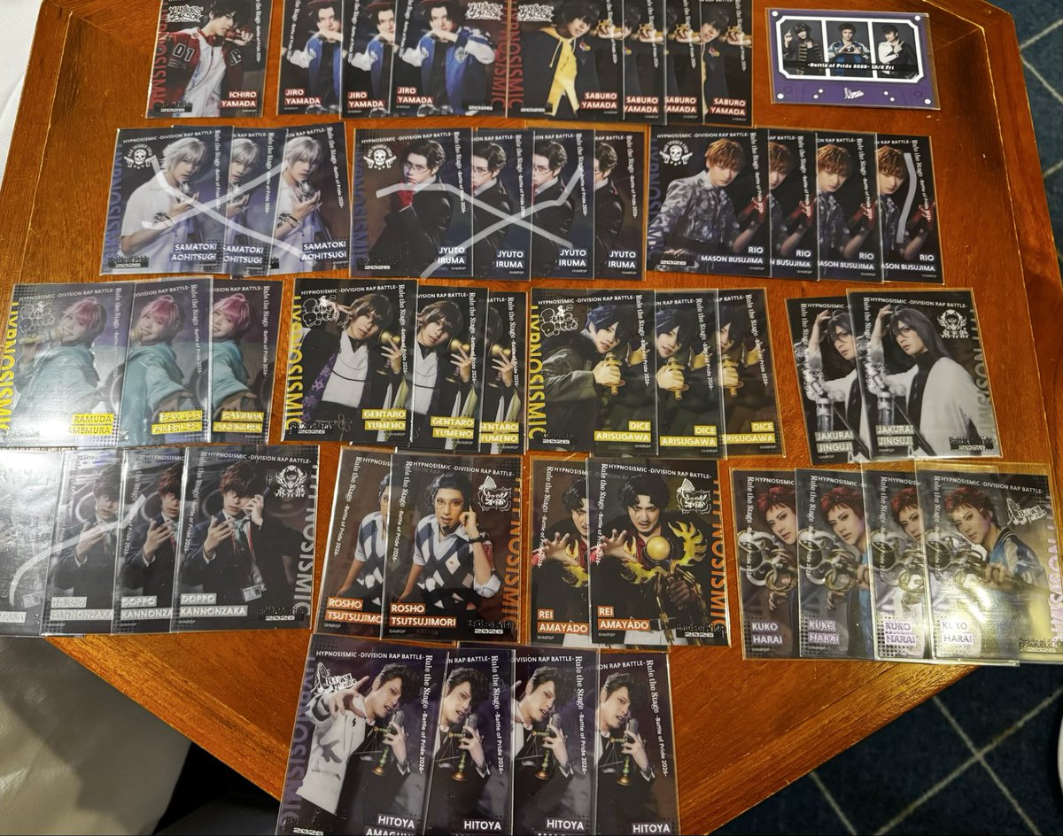 Moonlight063010's tweet photo. 【交換】ヒプステ クリカ  クリアカード

譲→ 一郎2 〇二郎 三郎 〇理鶯 乱数 幻太郎 〇帝統 寂雷 〇盧笙 〇零  空却 獄

求→簓♾、〇のみ定価(500円)
特典ナゴヤ→オオサカ

2.3日ぴあアリーナでの手渡し優先
別日池袋、郵送可能

お気軽に🙇‍♀️ https://t.co/1bwnfqQOtF