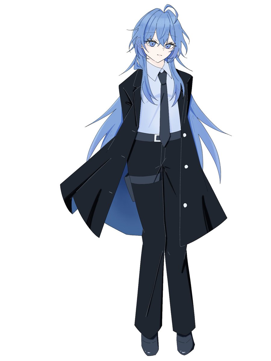 Nagato_elys's tweet photo. プル夜HO1立ち絵終わり！！！！
元気ないのでサクッと3時間
もっとがっつり青髪にしたかったのに日和りました！！！！！！ https://t.co/RtmbX4OKGG