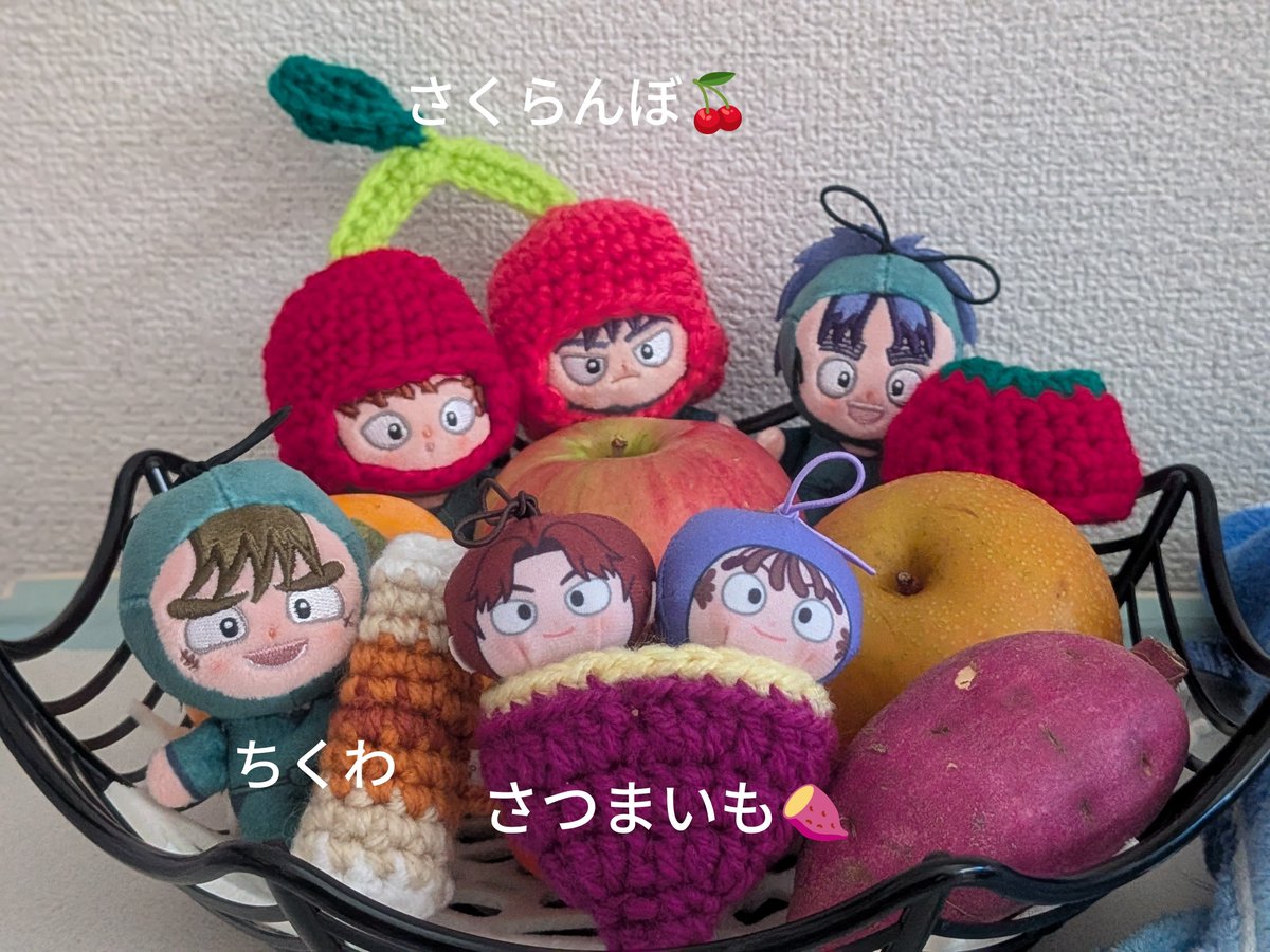 tome_vegetable's tweet photo. もぐもぐ屋さん(@nanami77001697 )のプレゼント企画で頂きまして、可愛かったので追加で色々購入させて頂きました！！(di先生いないのが悔やまれる。ﾁｸﾜ…)
全部可愛い…！！✨✨
ぷちぬい、ちゃんと集めれば良かった！さつまいもが可愛すぎる🤦‍♀️💕 https://t.co/kXyHQhqbFl
