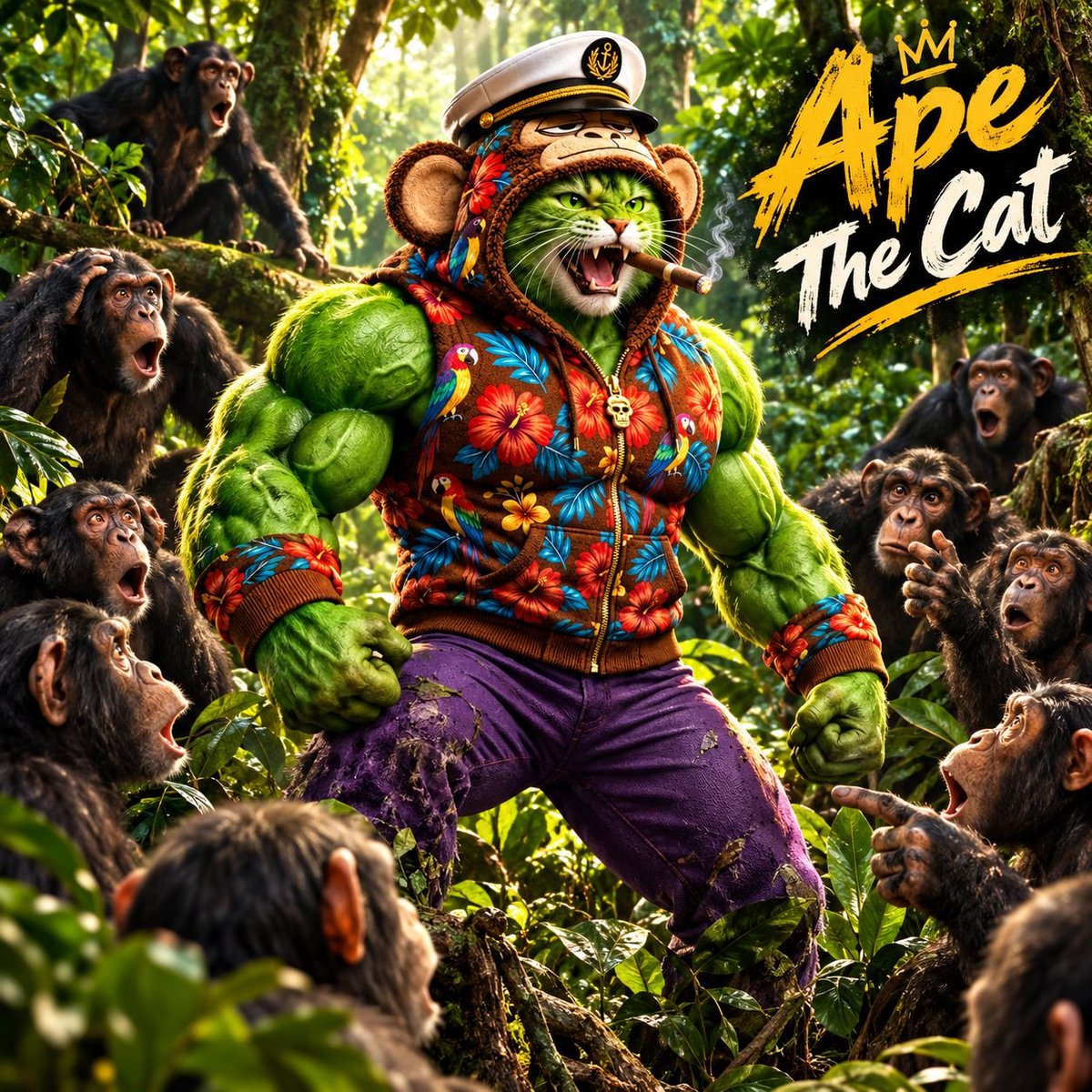 Alvesrrrr's tweet photo. Another beautiful day, another opportunity to ape the cat! $APECAT https://t.co/xFj5AzG8Xi