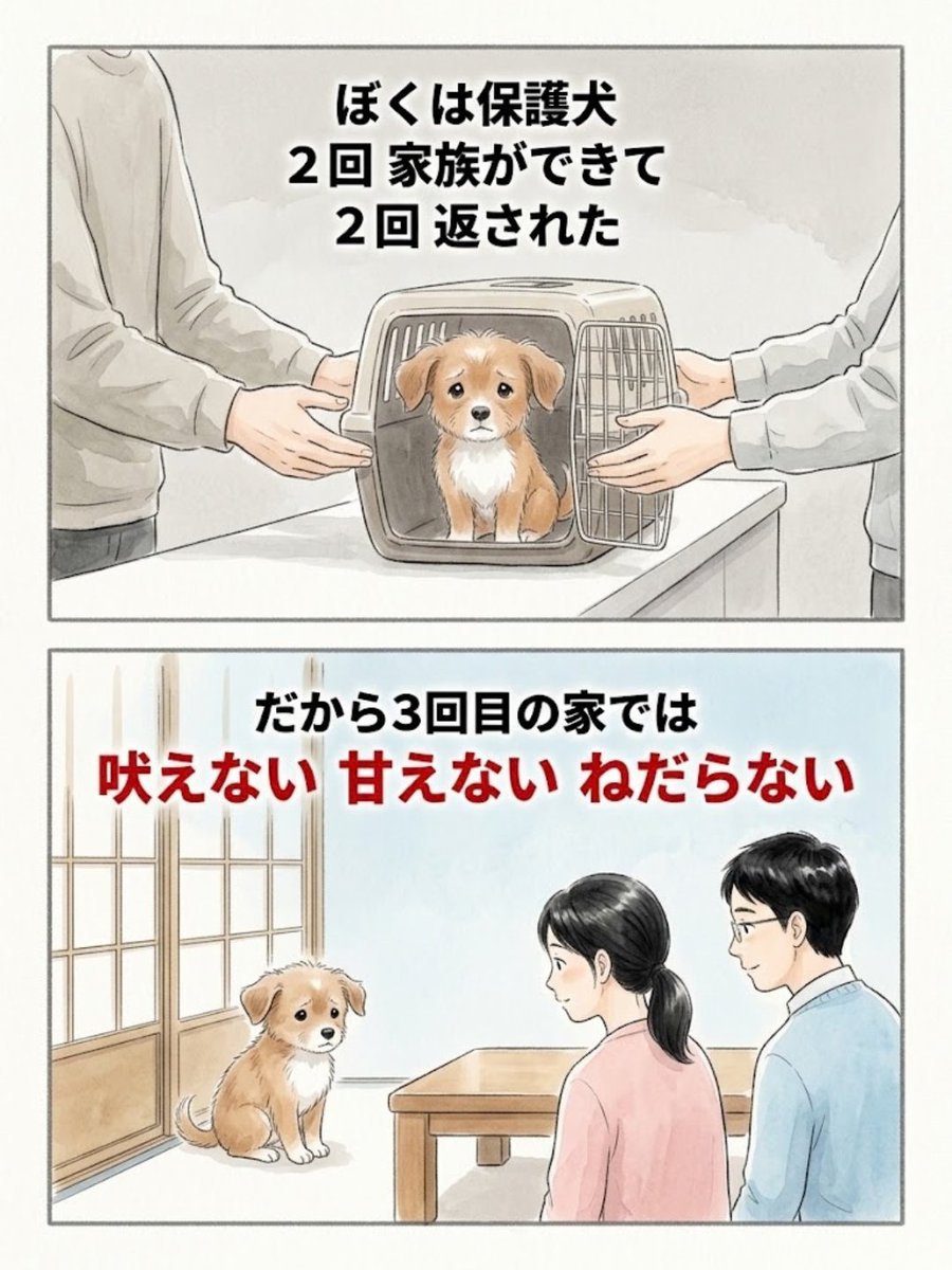 lifefire_zndmn's tweet photo. 2回返された保護犬 https://t.co/wOjcwauycm