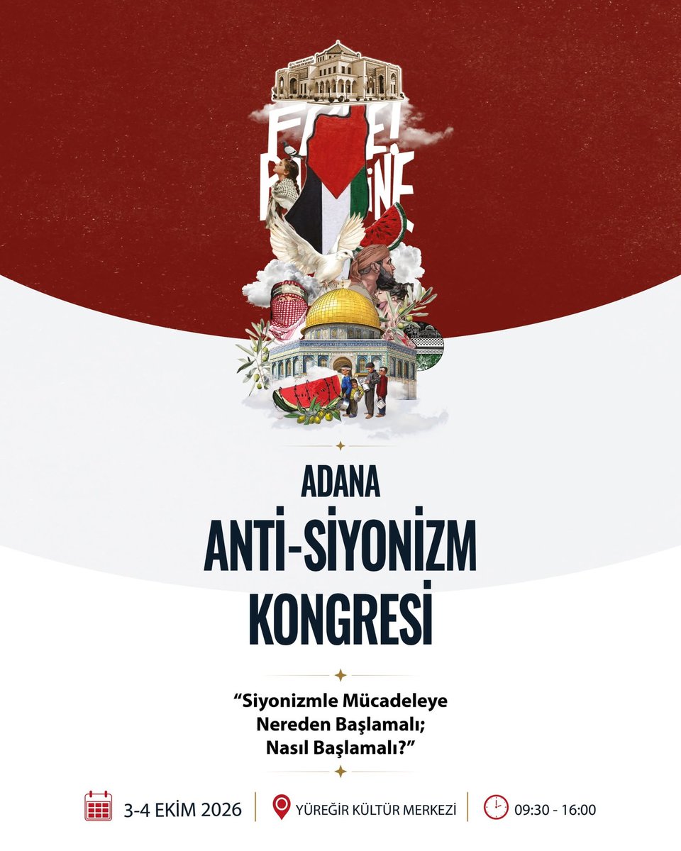aliaygun01's tweet photo. Anti Siyonizm kongresine bekleriz. https://t.co/mpfjX9SOVb
