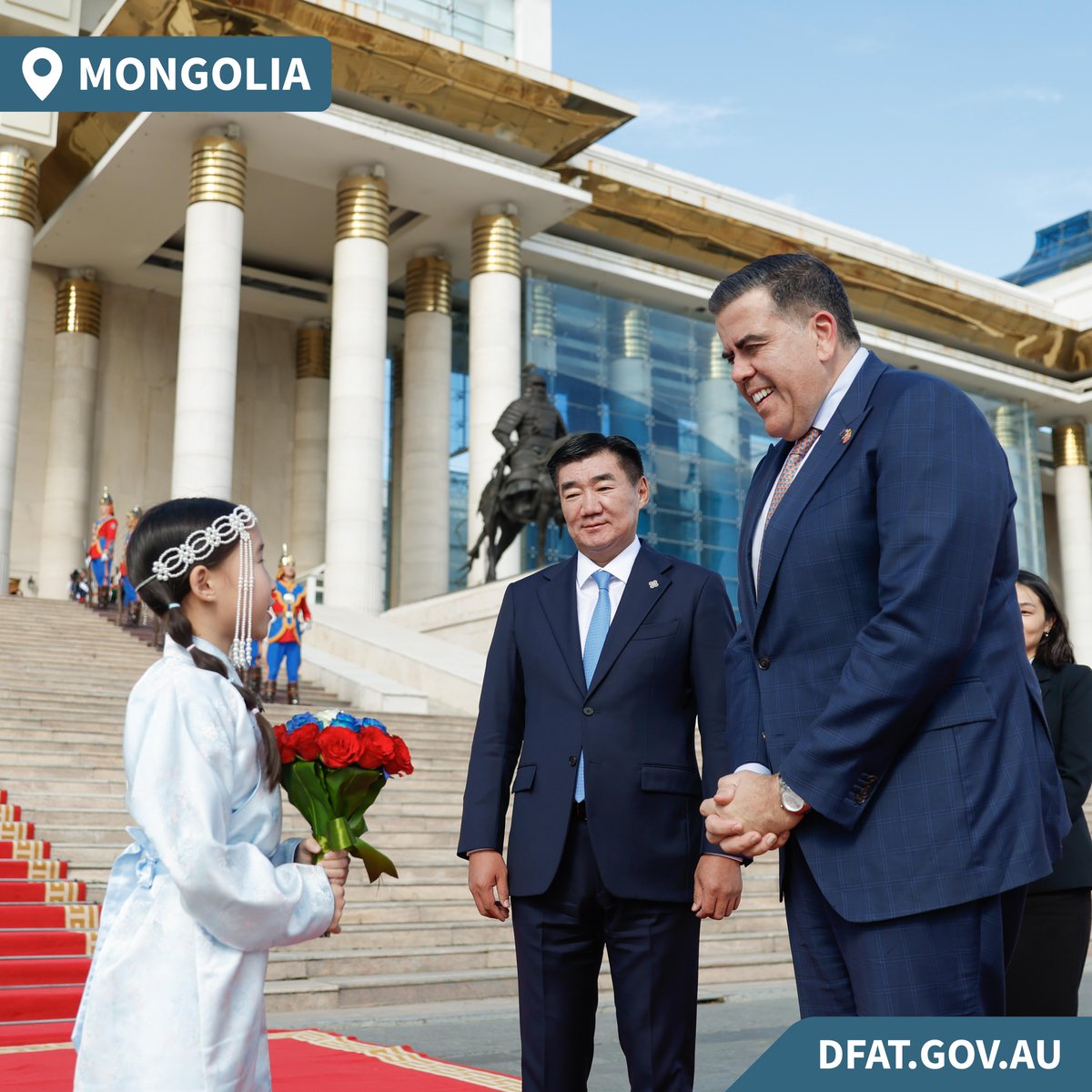 dfat's tweet photo. This Week at DFAT 🇦🇺📸

Welcoming new Ambassadors from the United States, European Union, Slovenia and North Macedonia; honouring the victims of the 2005 Bali bombings; strengthening Australia-Mongolia parliamentary ties; the Prime Minister’s XIII NRL teams in Port Moresby. https://t.co/LLwoIAXXFH