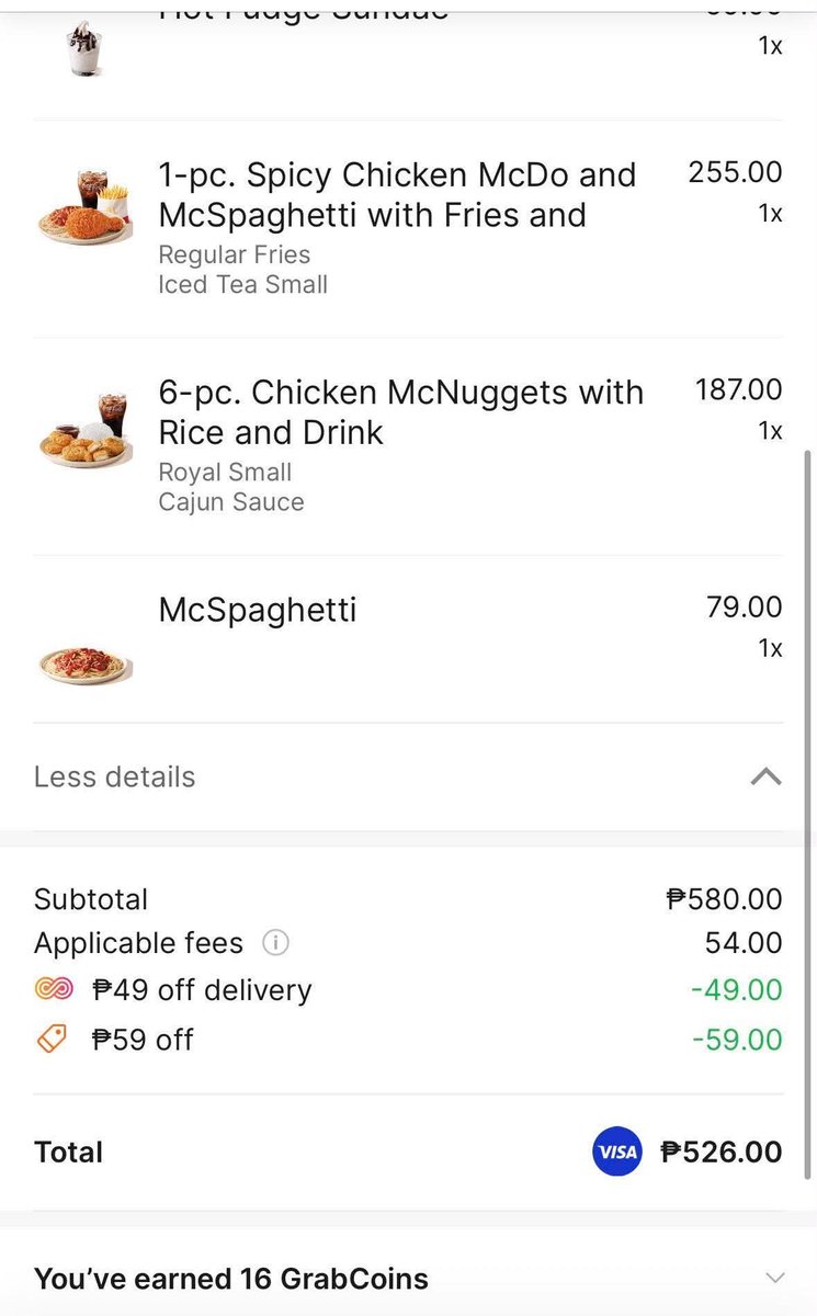 tech13_g's tweet photo. Sharing this kasi baka hindi niyo pa alam: check your GrabCoins before ordering! Pwede pala i-redeem for a free item voucher, then gamitin with your discounted order. Every transaction earns GrabCoins too. Until Oct 8 lang! 🥳🥳🧡✨ https://t.co/7gjyohHoJh