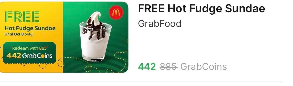 tech13_g's tweet photo. Sharing this kasi baka hindi niyo pa alam: check your GrabCoins before ordering! Pwede pala i-redeem for a free item voucher, then gamitin with your discounted order. Every transaction earns GrabCoins too. Until Oct 8 lang! 🥳🥳🧡✨ https://t.co/7gjyohHoJh