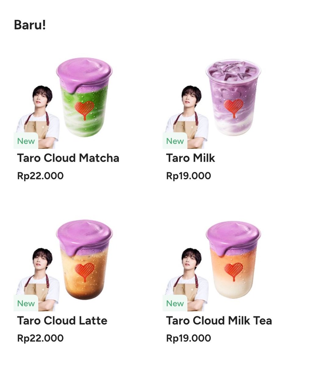 httpjenoyed's tweet photo. hii krn hari ini hari jumat, aku mau jajanin kopken purple cloud series reguler ini buat 1 orang 😆💗

rules:
- follow + rt, reply mau menu apa
- doain cb 6dream sukses 

ps: end minggu &amp; pick up only yaa. goodluck :3 https://t.co/CqeARX2R0x
