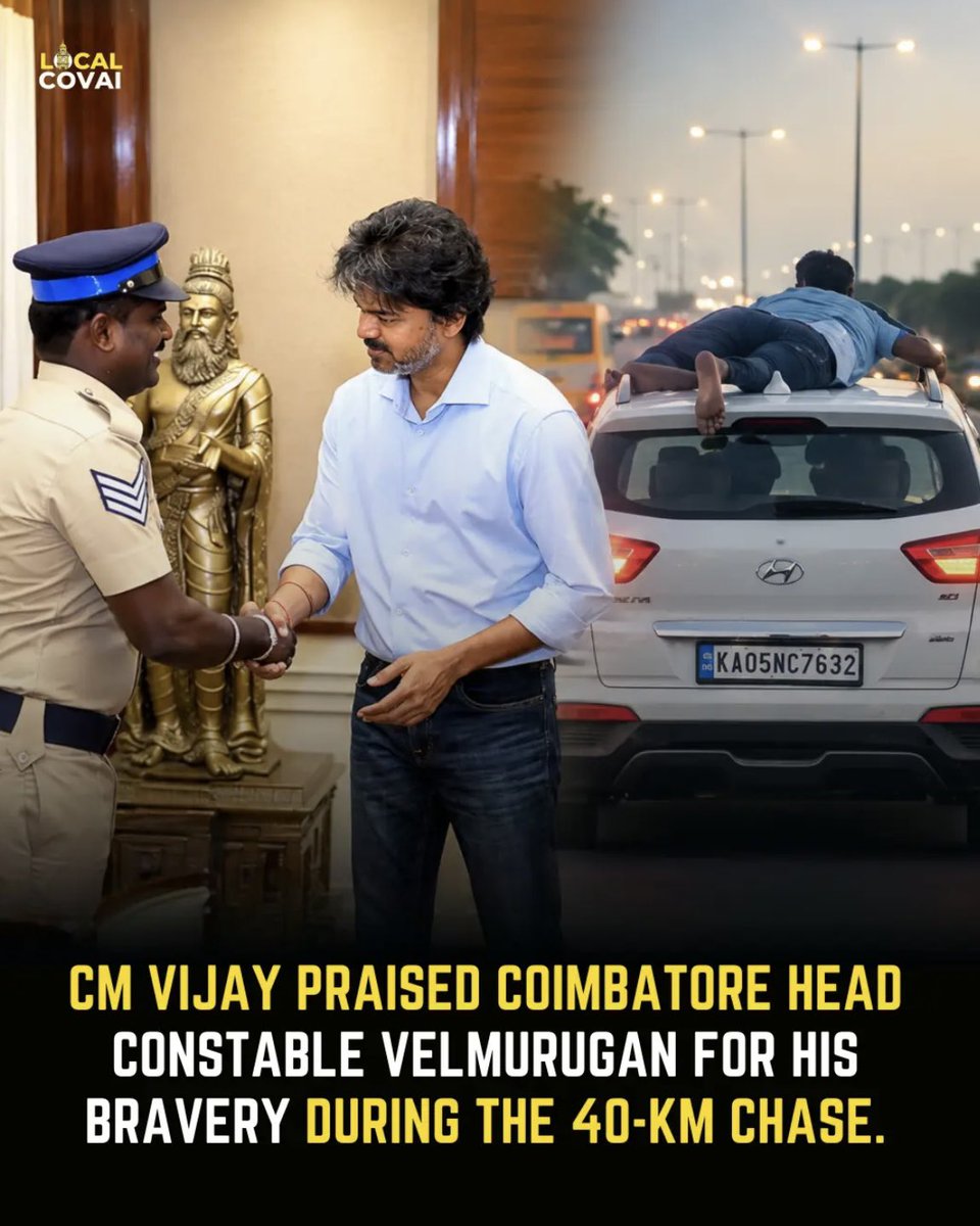 KovaiManiPMK's tweet photo. கோவையில் 40 கி.மீ துரத்தி கடத்தல்காரர்களைப் பிடித்த தலைமை காவலர் வேல் முருகன் அண்ணனை நேரில் சந்தித்துப் பொன்னாடை போர்த்தி வாழ்த்துகளைத் தெரிவித்துக் கொண்டேன்… #kovaimani #kovai_mani @Cbe_Dist_Police @TNpolice_cz https://t.co/sdAsQLnjfb