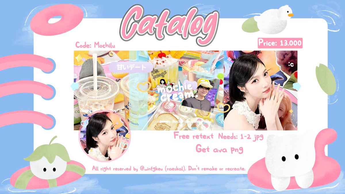 winfgkeu's tweet photo. rt's will be appreciated, maaci! ♡ 

kenalan yuk sama katalog layout baruku ini. layout karina renjun nya ufs ia dan aku juga open titip layout special price katalog baru ini jadi 8.000 untuk single dan halu, untuk couple 12.000 aja :3 

#zonauang #zonajajan https://t.co/Ku1nQBbTTe