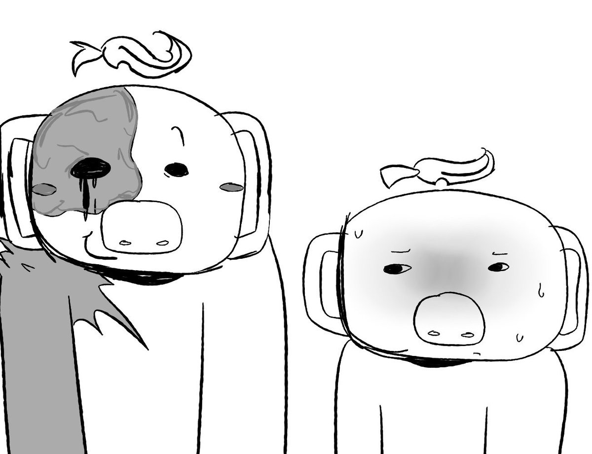 DiscordMascot's tweet photo. ``  Me and my awes0me friend0!  ``

“  ..You scare me.  ”

#parodytwt #mvrp #rptwt https://t.co/mAK7HPyaXo