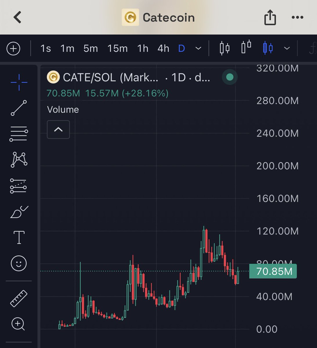 MingoApes's tweet photo. CATECOIN finally bottomed https://t.co/I8qLpyhmAn